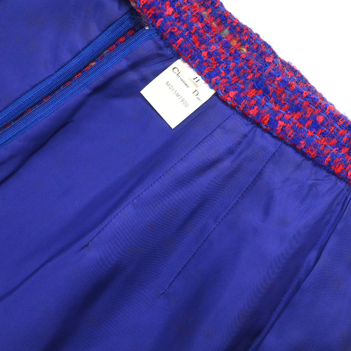 Christian Dior Setup Suit Jacket Skirt Red #38–40