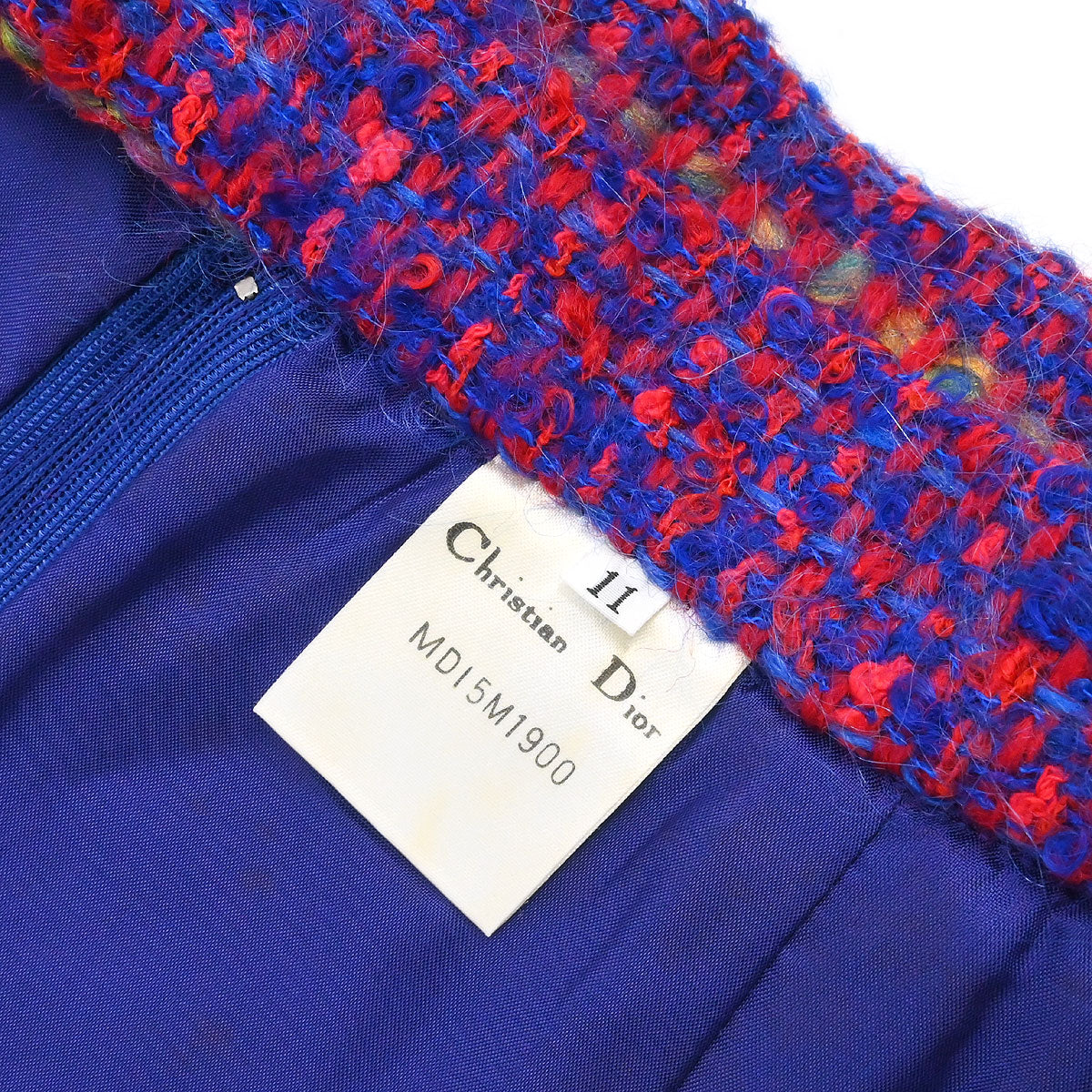 Christian Dior Setup Suit Jacket Skirt Red #38–40