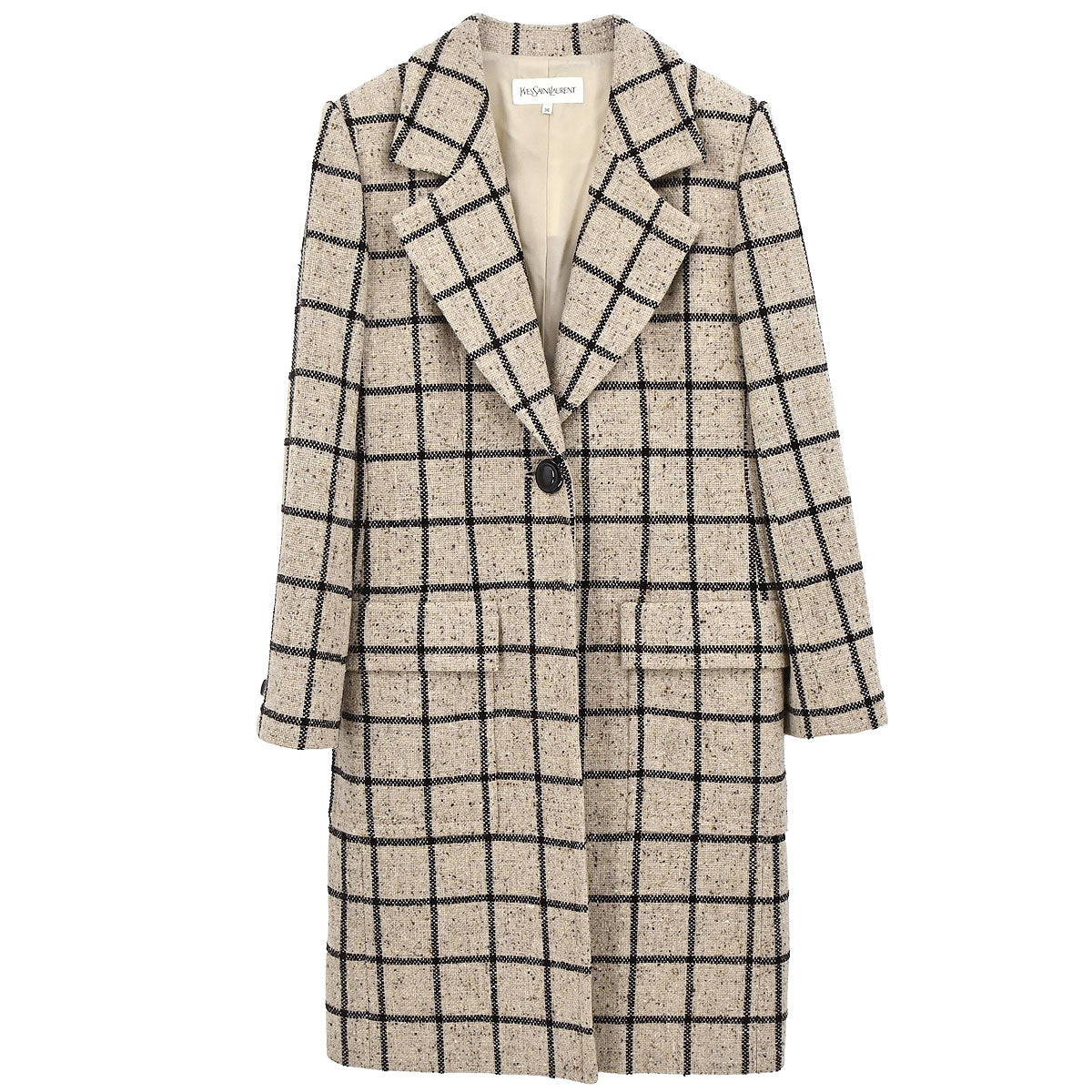 Yves Saint Laurent Coat Beige #36