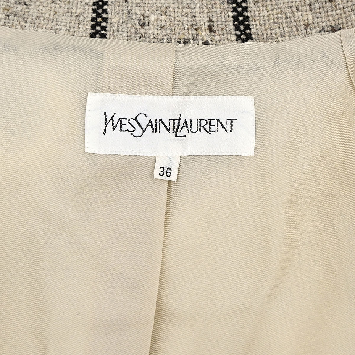 Yves Saint Laurent Coat Beige #36