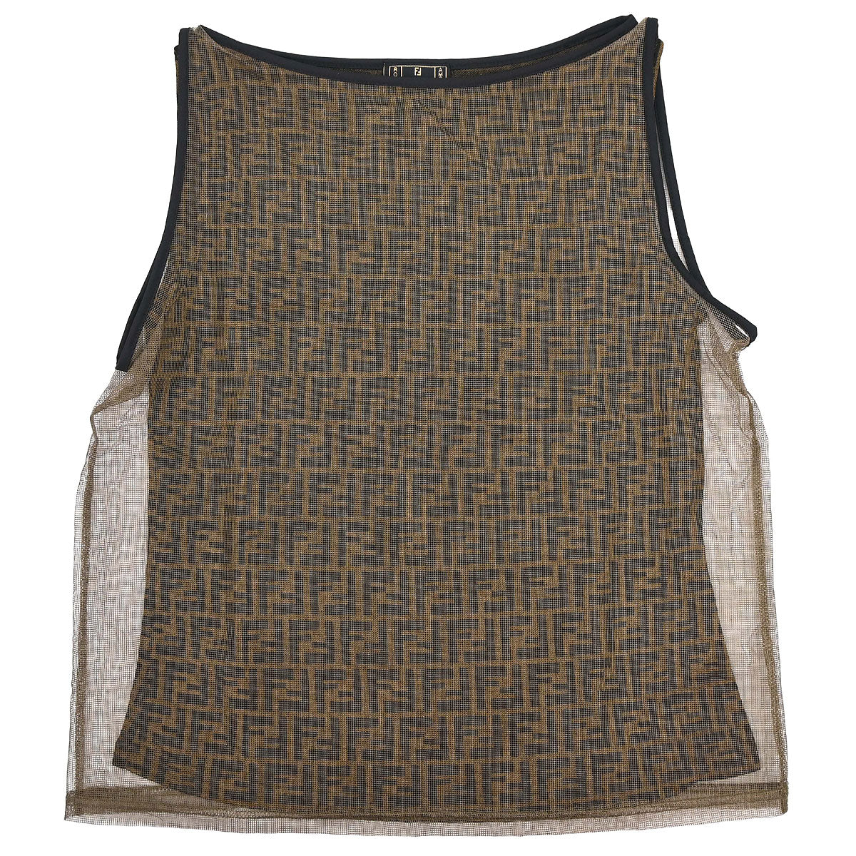 Fendi Tank Top Zucca Brown #46