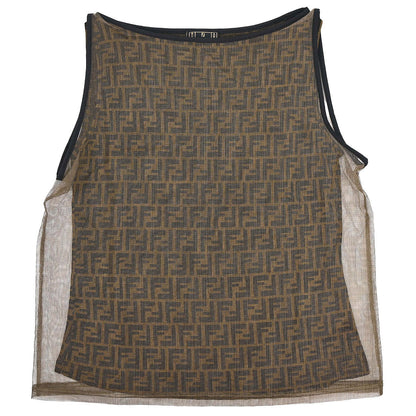 Fendi Tank Top Zucca Brown #46