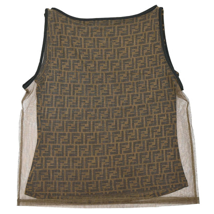 Fendi Tank Top Zucca Brown #46
