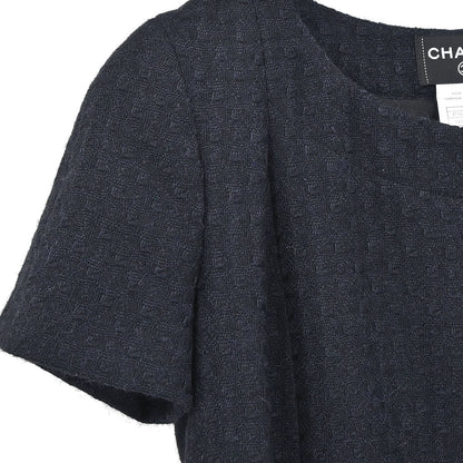 Chanel 2007 Short Sleeve Dress Black #40