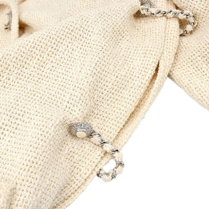 Chanel 2010 Single Breasted Jacket Ivory #38
