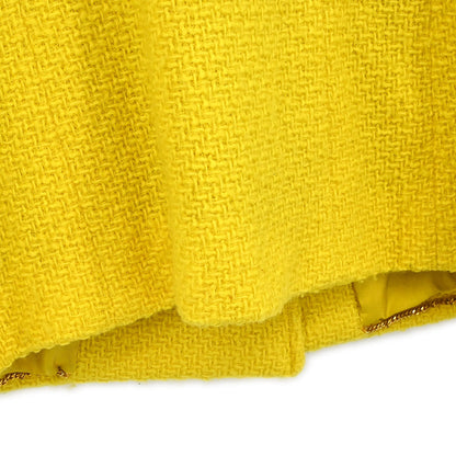 Chanel 1996 Double Breasted Jacket Yellow #38