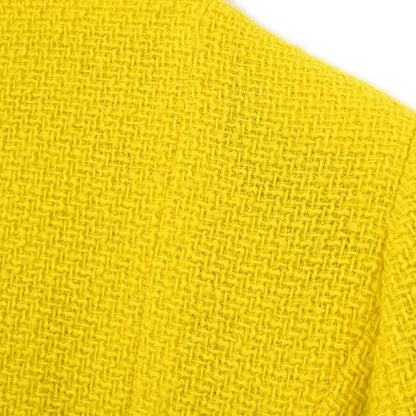 Chanel 1996 Double Breasted Jacket Yellow #38