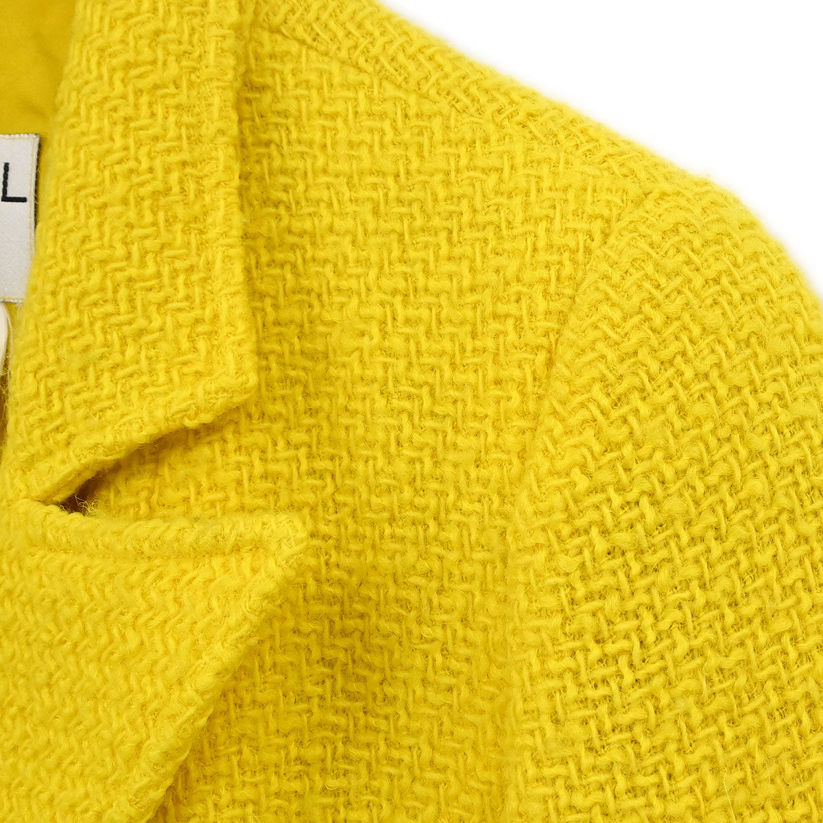 Chanel 1996 Double Breasted Jacket Yellow #38