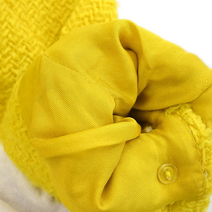 Chanel 1996 Double Breasted Jacket Yellow #38