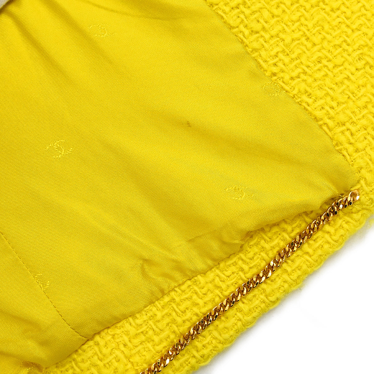 Chanel 1996 Double Breasted Jacket Yellow #38