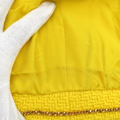 Chanel 1996 Double Breasted Jacket Yellow #38