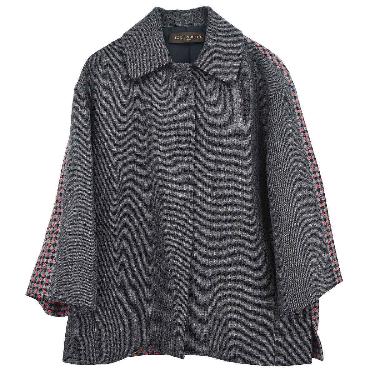 Louis Vuitton Single Breasted Jacket Gray