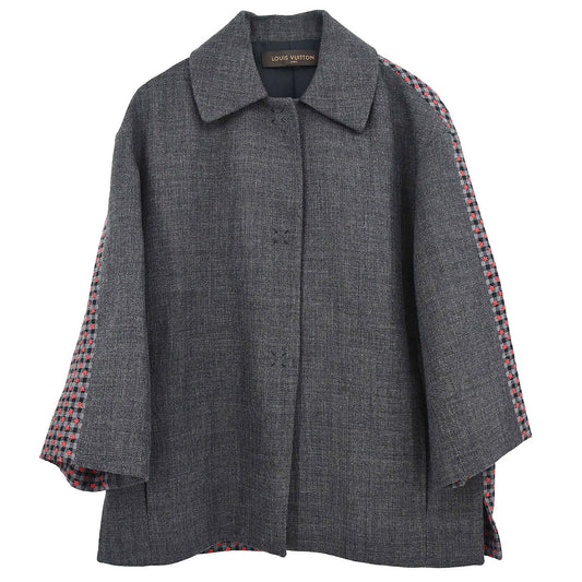 Louis Vuitton Single Breasted Jacket Gray