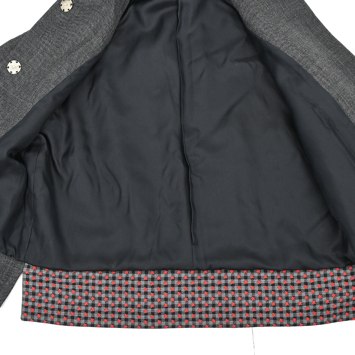 Louis Vuitton Single Breasted Jacket Gray