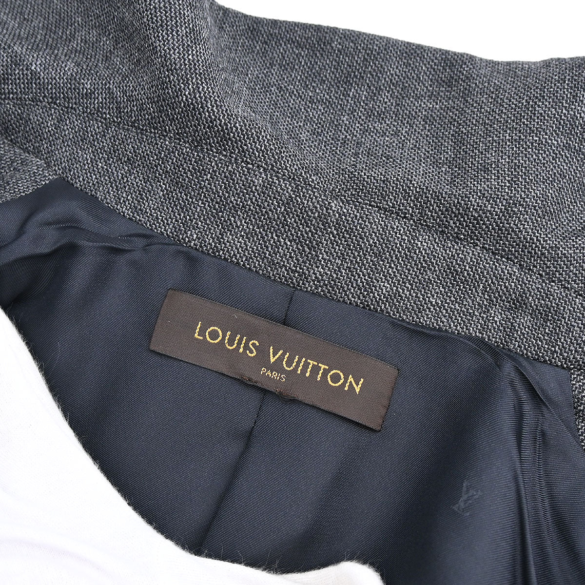 Louis Vuitton Single Breasted Jacket Gray