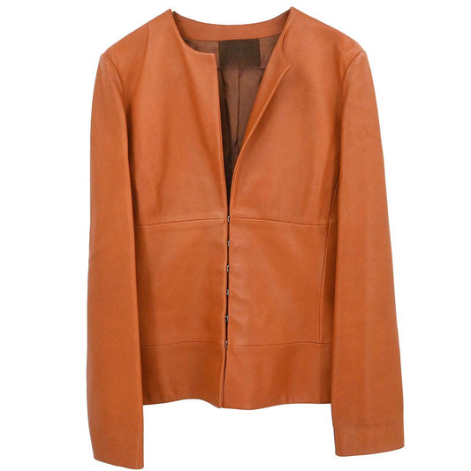 Loewe Single Breasted Jacket Brown #38