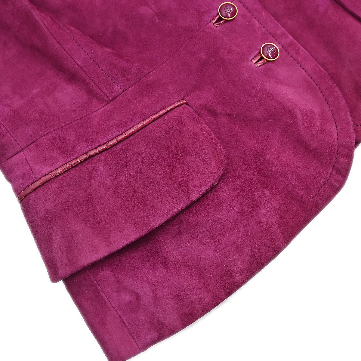 Gucci * Single Breasted Jacket Purple #38