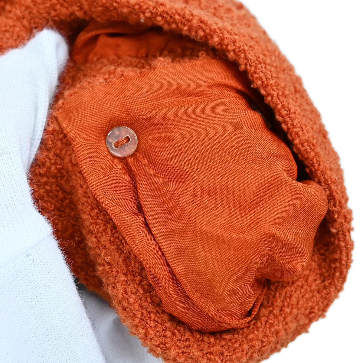 Chanel 1993 Collarless Coat Orange #34