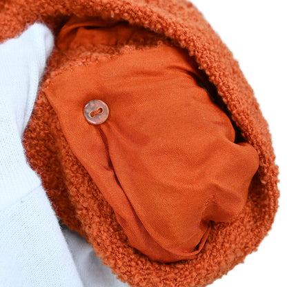 Chanel 1993 Collarless Coat Orange #34
