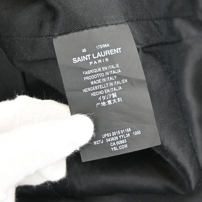 Saint Laurent 2015 Double Breasted Jacket Black #48
