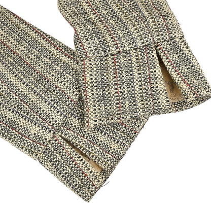 Chanel 2003 Collarless Jacket Beige #36