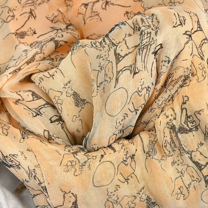 Chanel 2003 Collarless Jacket Beige #36