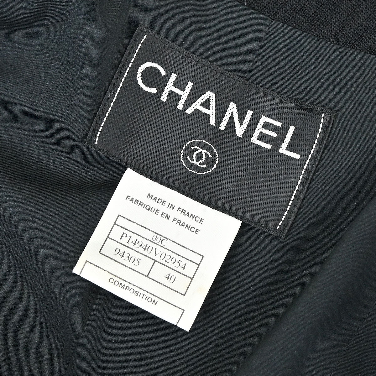 Chanel 2000 Jacket Black #40