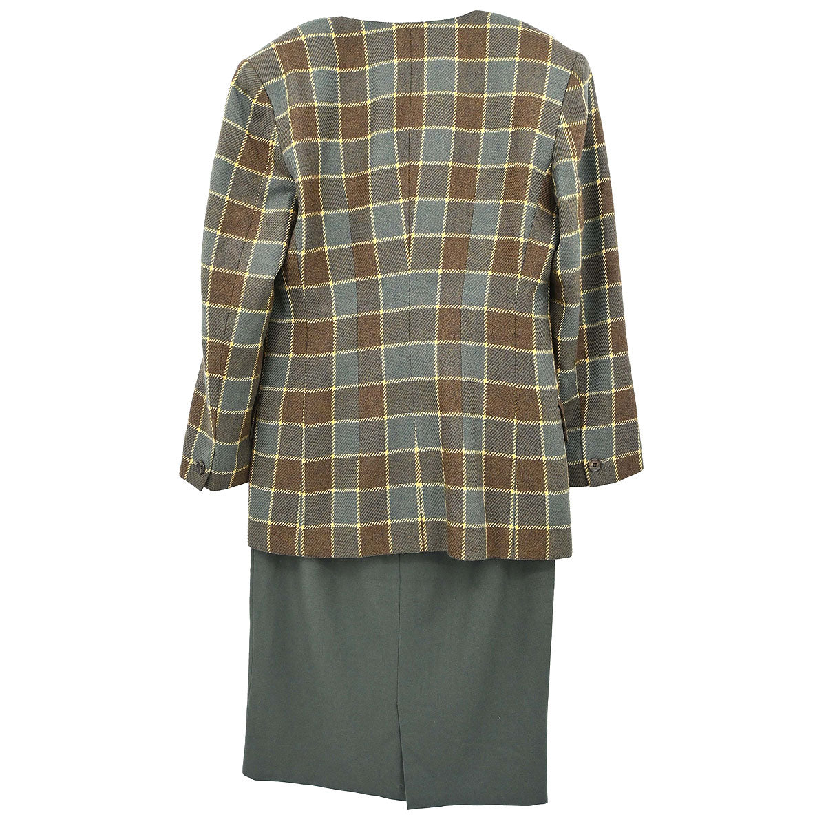 Gucci Setup Suit Jacket Skirt Green #38