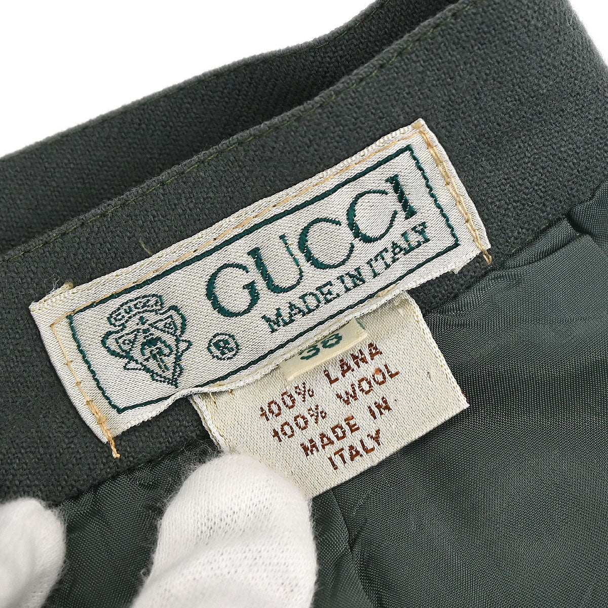 Gucci Setup Suit Jacket Skirt Green #38