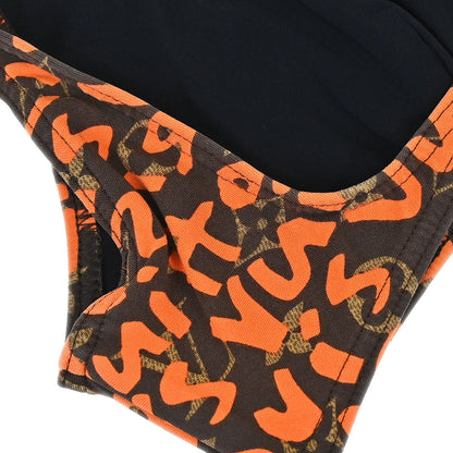 Louis Vuitton Monogram Graffiti Swimwear Swimsuit Orange #40