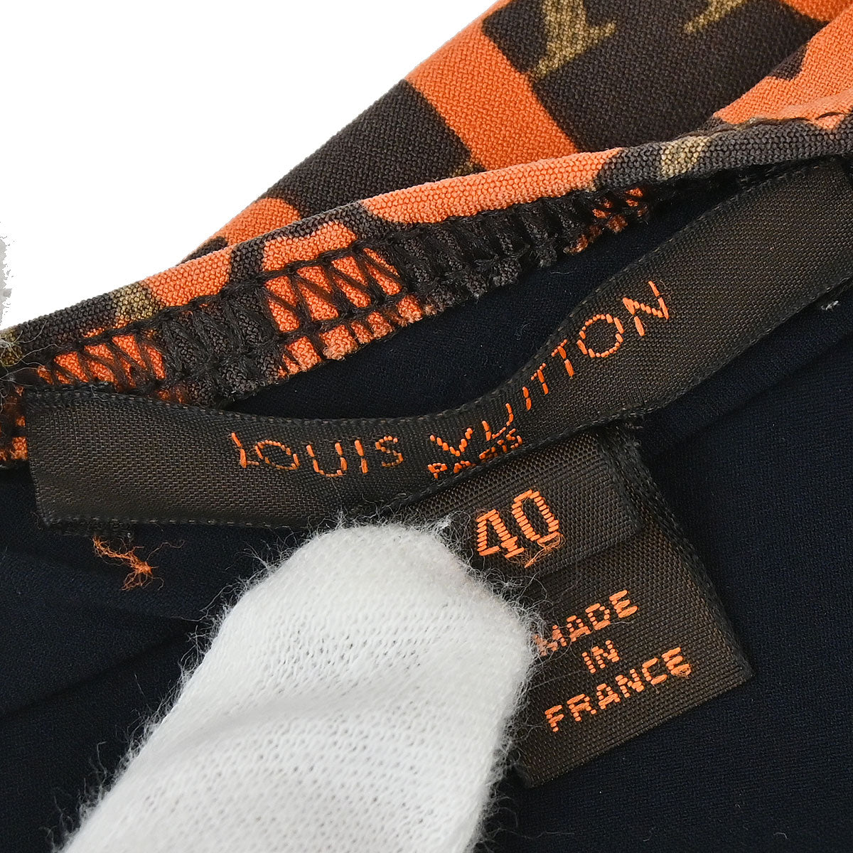 Louis Vuitton Monogram Graffiti Swimwear Swimsuit Orange #40