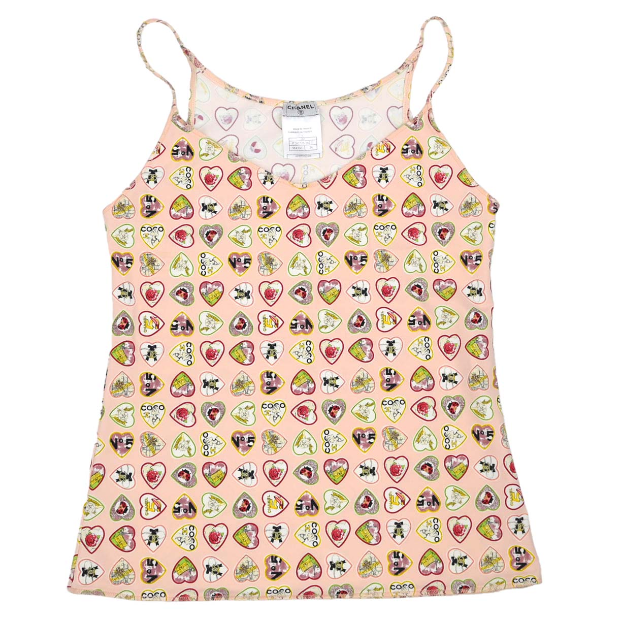 Chanel 2006 Valentine Camisole Top Pink #38