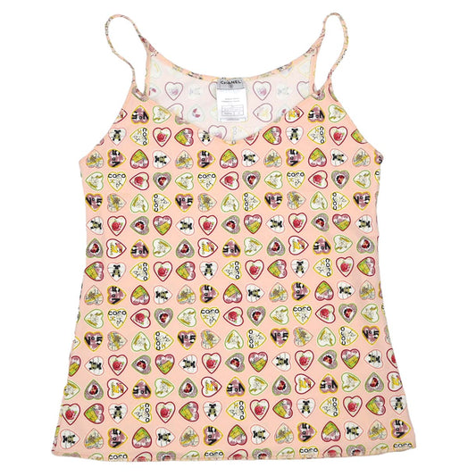 Chanel 2006 Valentine Camisole Top Pink #38