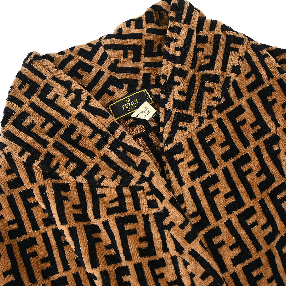 Fendi Zucca Bathrobe Brown