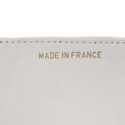 Chanel 1991-1994 White Linen Mademoiselle Flap Shoulder Bag