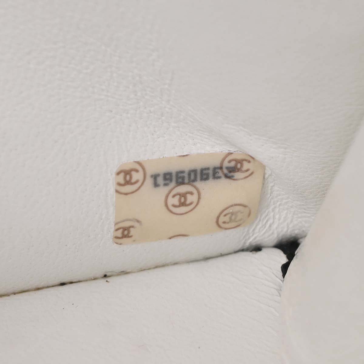 Chanel 1991-1994 White Linen Mademoiselle Flap Shoulder Bag