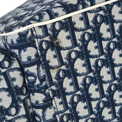 Christian Dior Blue Trotter 2way Duffle Shoulder Handbag