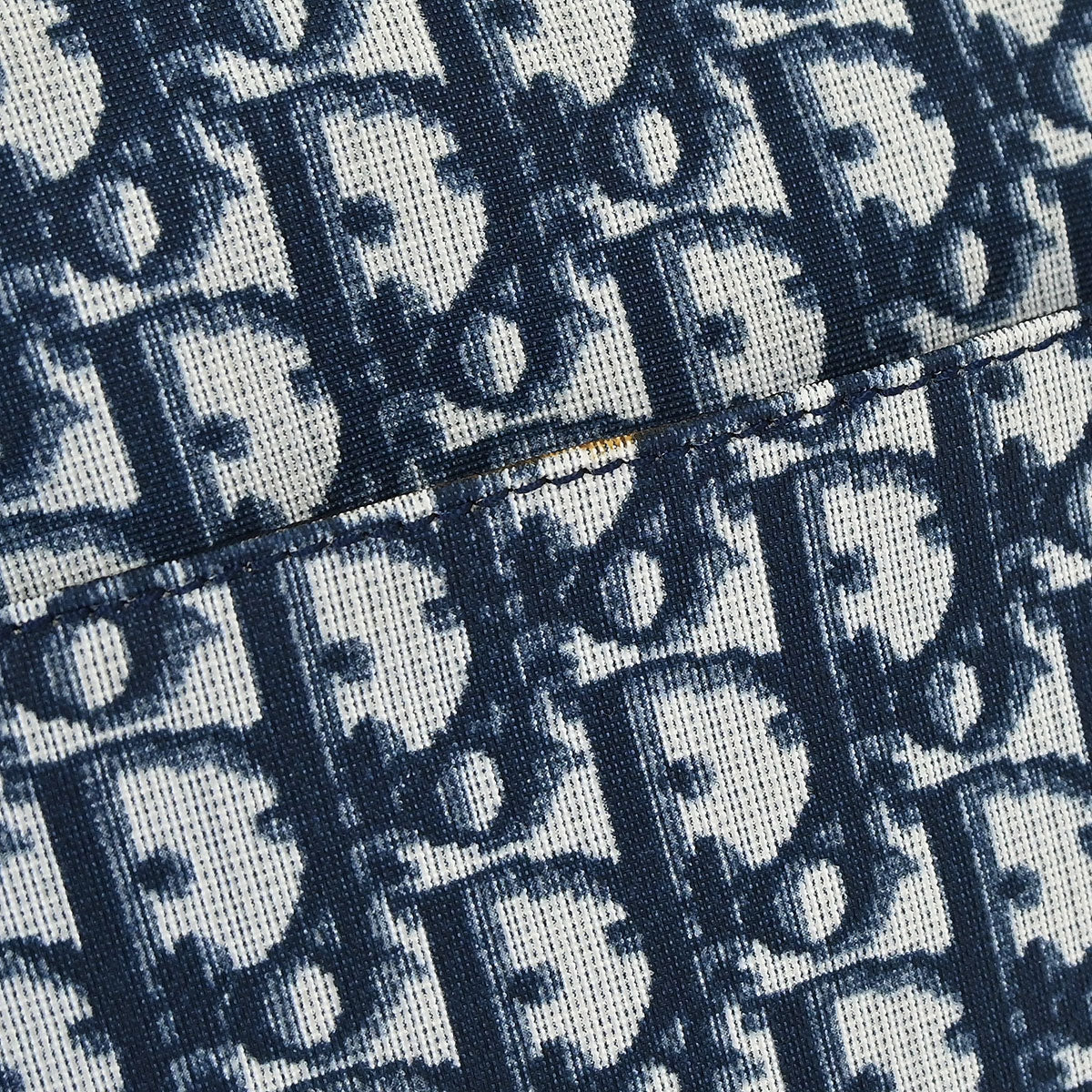 Christian Dior Blue Trotter 2way Duffle Shoulder Handbag