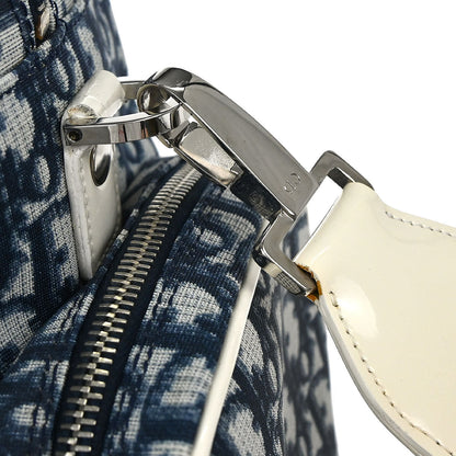 Christian Dior Blue Trotter 2way Duffle Shoulder Handbag