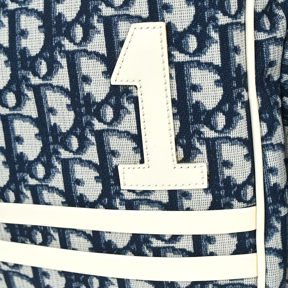 Christian Dior Blue Trotter 2way Duffle Shoulder Handbag