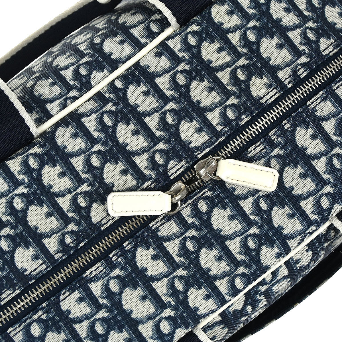 Christian Dior Blue Trotter 2way Duffle Shoulder Handbag