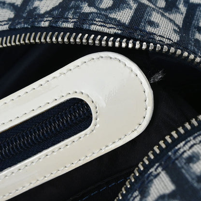 Christian Dior Blue Trotter 2way Duffle Shoulder Handbag