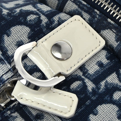 Christian Dior Blue Trotter 2way Duffle Shoulder Handbag