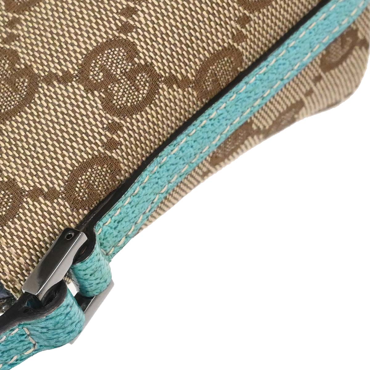 Gucci Beige Blue GG Handbag