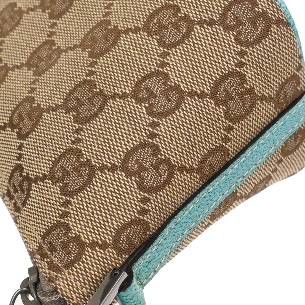 Gucci Beige Blue GG Handbag