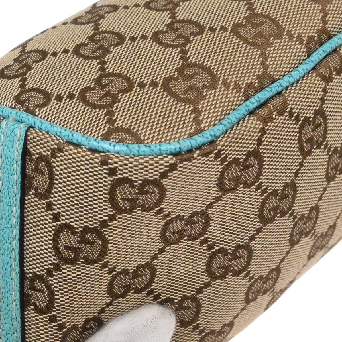 Gucci Beige Blue GG Handbag