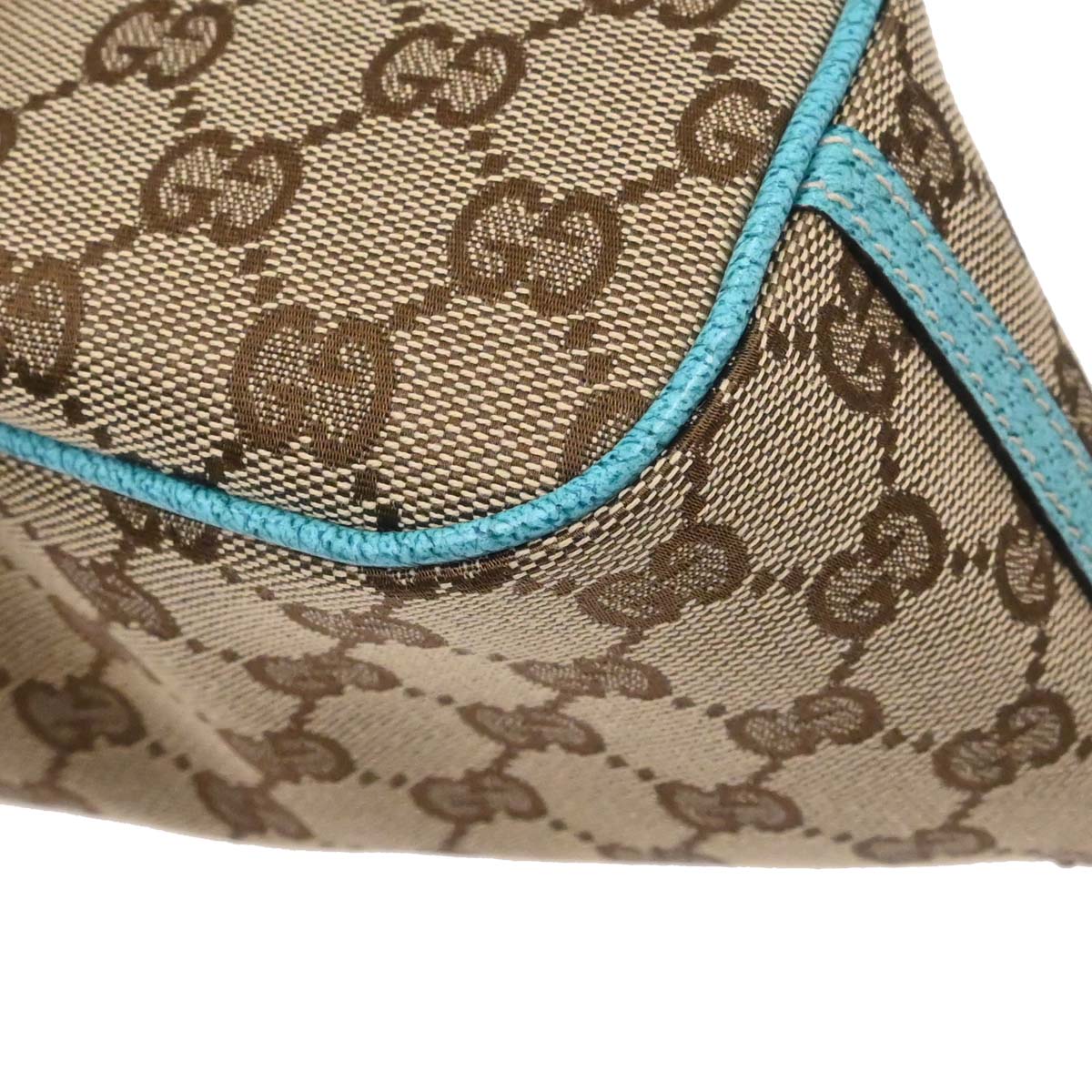 Gucci Beige Blue GG Handbag