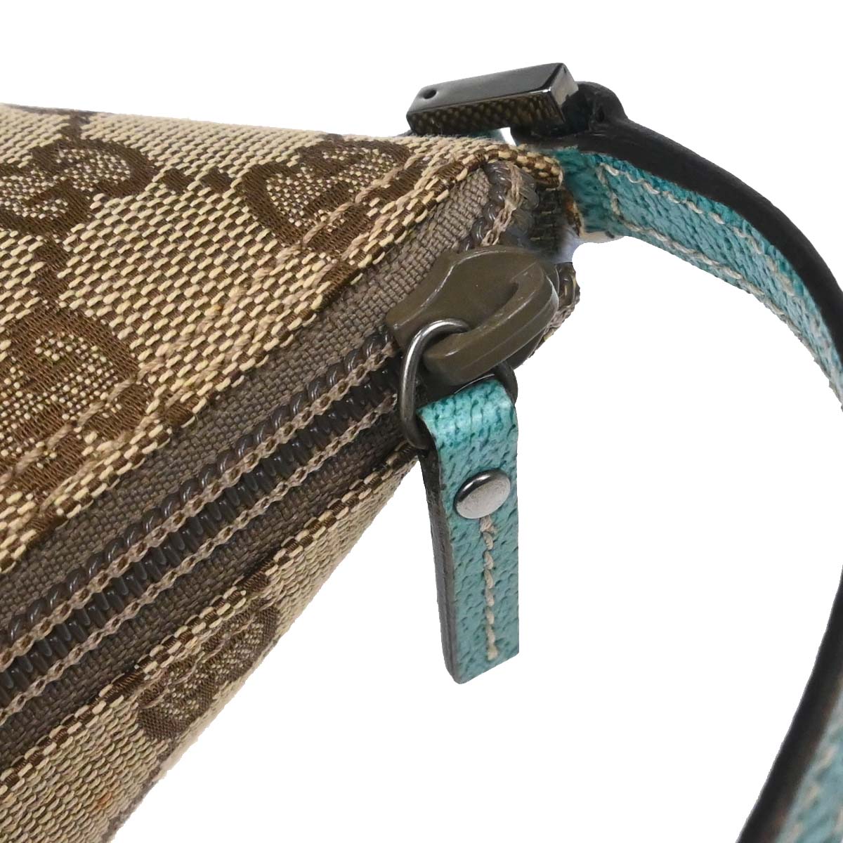 Gucci Beige Blue GG Handbag