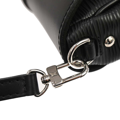 Louis Vuitton 2010 Black Epi Pochette Montaigne Handbag M59292