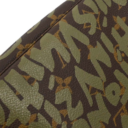 Louis Vuitton Khaki Graffiti Pochette Accessoires Handbag M92191